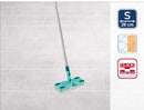 Leifheit Bodenwischer Clean & Away mit Click System zur Trockenreinigung mit Staubtüchern, Wischmopp mit 1,3 m Teleskopstiel, Wischer mit 360°-Gelenk, Staubwischer mit Tucheklemmen