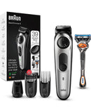Braun - 81705172 - Bt5260 Bart- und Haarschneider, 39 verschiedene Längeneinstellungen, schwarz/silbermetallic
