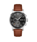 Armbanduhr Boss Skymaster Herren Chronograph Quarz Uhr Leder Braun HB1570097